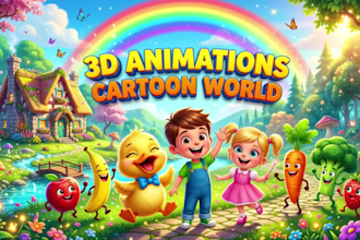 create 3d pixar style ai animation video 3d ai cartoon storytelling ai animation