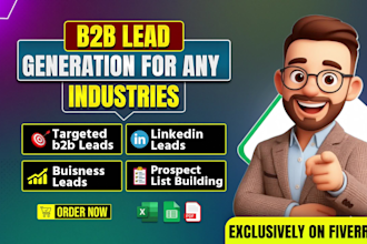 do b2b lead generation, linkedin lead gen for any industry