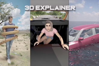 make professional 3d animated explainer videos