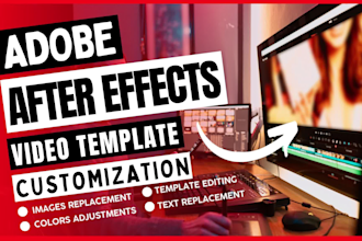 edit envato videohive templates in adobe after effect in detail