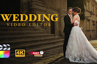 edit wedding video with high quality and fast