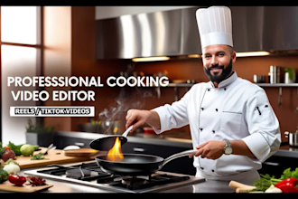 edit cooking video and food video editing professionally