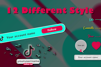 create amazing tiktok follow animation