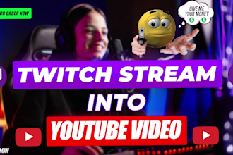 edit your twitch stream into a youtube highlight video