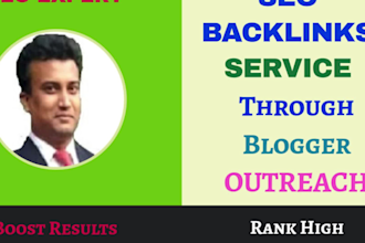 dofollow SEO backlinks through blogger outreach
