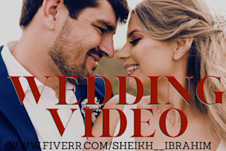 do cinematic wedding video highlight and teaser trailers and color grade