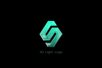 do professional custom animated logo intro video
