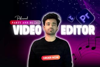 do professional party, event, and dj video editing