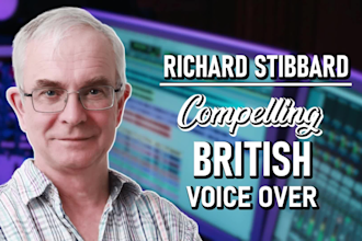 record a compelling british male voiceover absolutely no ai