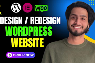 build, design, rebuild wordpress, wordpress website with woocommerce in USA
