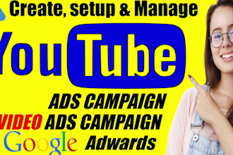 create and setup youtube video ads campaign by google ads