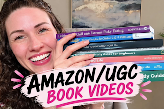create shoppable videos as your amazon influencer for physical books