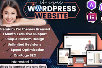 create modern wordpress website with divi, astra, elementor