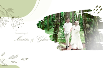 edit cinematic wedding video