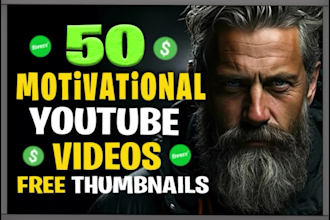 create cinematic monetizable motivational videos for youtube