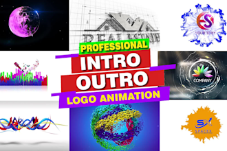 do eye catching business intro outro video professionally