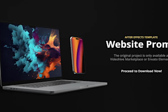 make unique app or website promo and presentation video