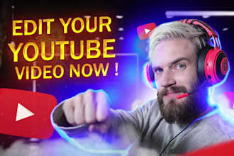 do professional youtube video editing within 24 hours
