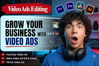 edit professional short video for instagram, tiktok, youtube in 24 hours