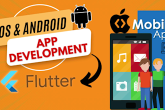 develop professional android and ios mobile app using flutter