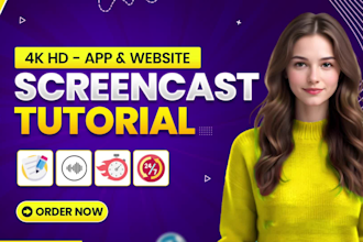 produce HD screencast explainer tutorial video for your website or app