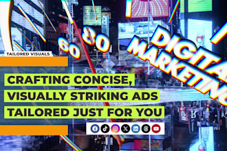 produce visually striking video ads for your brand