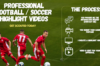 make a football soccer recruitment highlight video