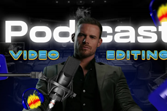 edit podcast and interview videos of multi camera
