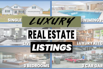 make a luxurious real estate listing video