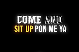 create animated lyric video for your song