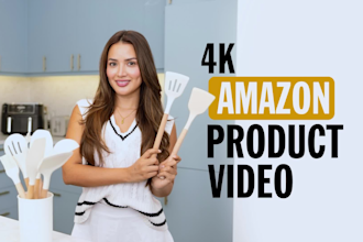 create a 4k amazon product video