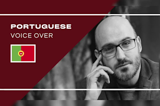 record portuguese male voice over