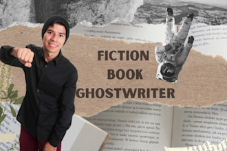 be your ghostwriter for fiction books and ebooks