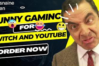 do funny gaming video editing with free thumbnail