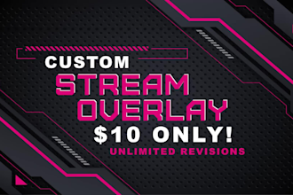 make youtube and twitch stream overlay