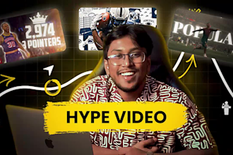 do sports highlights and nba mixtape hype video editing for youtube
