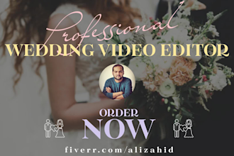 edit a cinematic wedding video or highlight reel