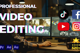 do professional video editing