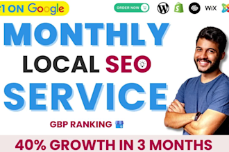 do monthly local SEO service for gbp ranking