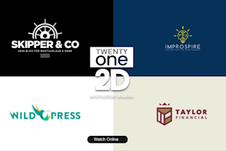 tailor made 2d logo animations for your brand