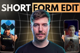 edit youtube shorts, instagram reels, and tiktok videos