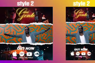 make instagram music video promo, previews, trailer, teaser post or story etc