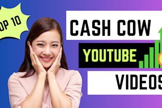 create history cash cow videos for your youtube channel