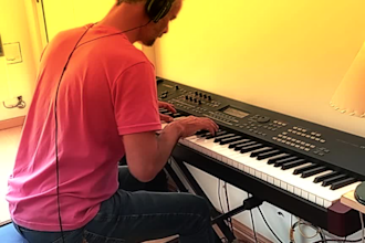 record keyboard, strings, synth, organ for your track