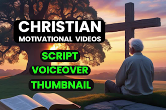 create christian prayer, church shorts, reels motivational videos for youtube