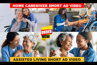 do home caregiver or assisted living short ad or reels video