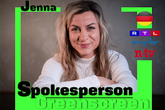 record a spokesperson video on greenscreen
