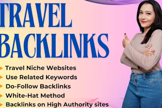 do travel backlinks, travel blog comments on high da travel blogs
