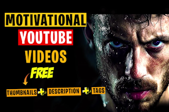 create  motivational video for youtube
