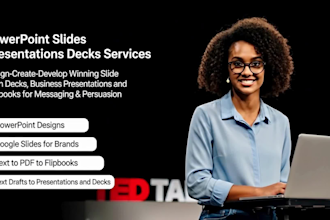design business presentation, slide deck, powerpoint design